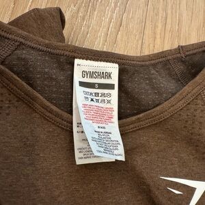 Gymshark Chocolate Brown Workout Tee